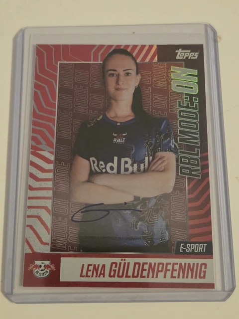 Topps 23/24 RB Leipzig Set Lena Güldenpfennig Auto E-Sports Autograph