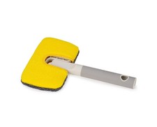 Joseph Joseph CleanTech 2-in-1 Surface Bathroom Scrubber with Microfibre and Abr
