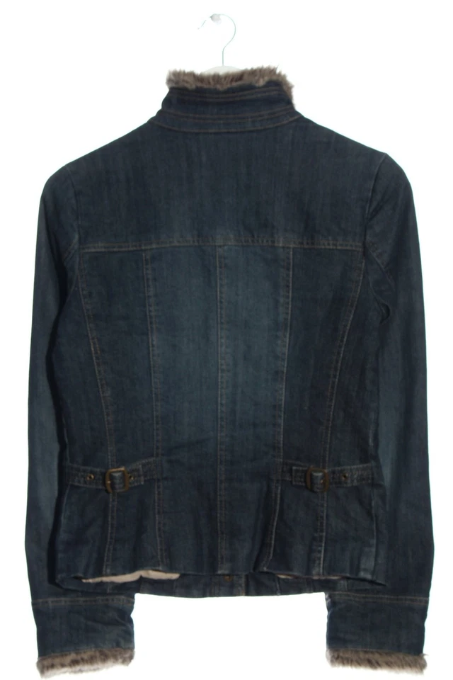 PRINCIPLES Cazadora vaquera Mujeres Chaqueta Talla EU 36 azul Apariencia vaquera - Imagen 2 de 4