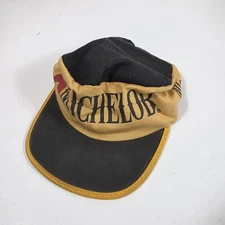 Vintage Michelob Beer Painters Hat Cap Black Yellow One Size