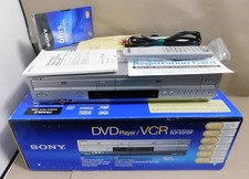 Vintage Sony SLV-D370P DVD VCR VHS Combo Player with Remote And Original Box