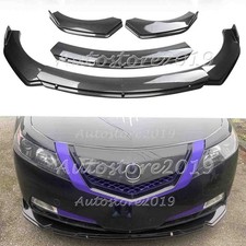 For Acura Tl 2004-2014 Carbon Fiber Front Bumper Lip Spoiler Splitter Body Kit