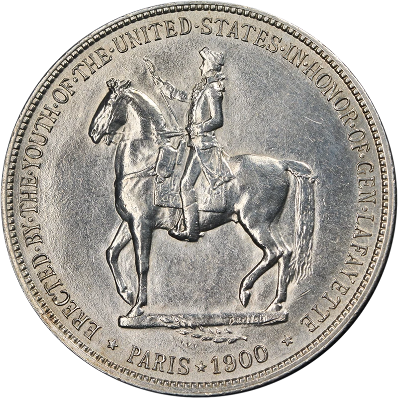 1900 Lafayette Commem Dollar Nice Unc Details Nice Eye Appeal Strong Strike - Image 2 of 2