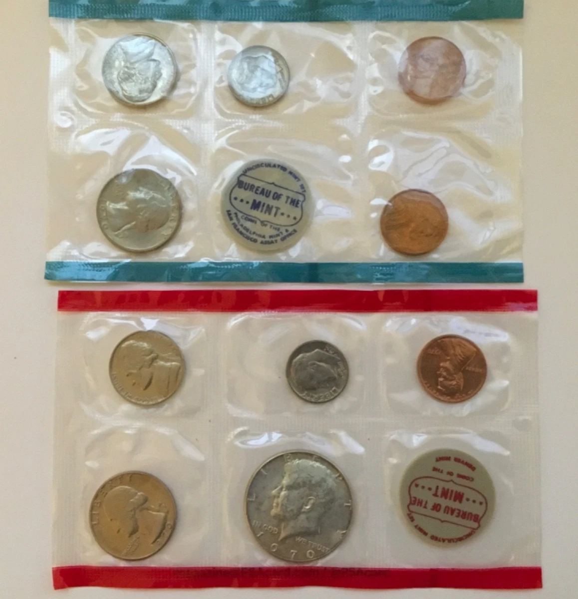 1970年代 アメリカ セット Uncirculated 1970 US Coin Mint Sets for sale | eBay