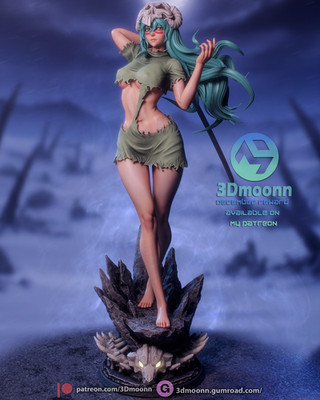 Nelliel Tu | 3D Resin Print | Unpainted Figure Model Kit | Fan Made