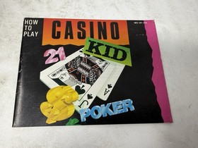 Casino Kid w/Manual (Nintendo Entertainment System, 1989) NES Tested