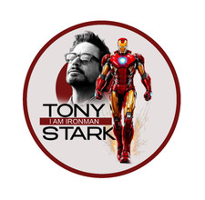 Avengers Tony Stark - 4 Vinyl Decal Handmade Vehicle Cooler Laptop Decor Cup
