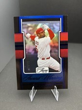 2025 Panini Three and Two Albert Pujols Blue /49 Cardinals St.Louis