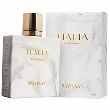 Italia Pour Homme by Rayhaan EDP 3.4 Oz/100 ML Spray New in Box
