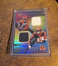 2020 Illusions A.J. AJ Green * Tee Higgins dual jersey patch relics BENGALS 2