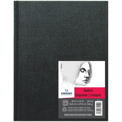 Canson Artist Series Sketch Book 8.5X11-Hardbound, 108 Sheets