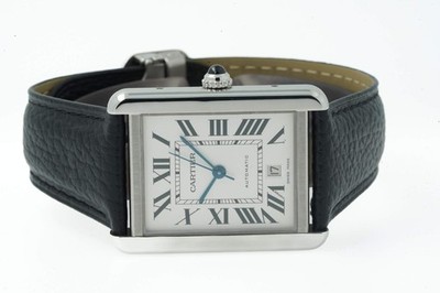 Cartier Tank Solo XL W5200027 3515 Silver Dial 31x41mm Automatik 06/2018 12373U