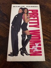 Pretty Woman VHS 1990 Rated R Romantic Comedy Richard Gere Julia Roberts
