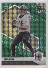 2021 Panini Mosaic Rookies Green Mosaic Prizm Ian Book #327 0y7z