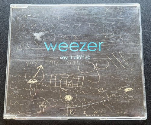 WEEZER, SAY IT AIN'T SO SINGLE CD 1995 USED UNRELEASED TRACKS GEFFEN RARE =w=