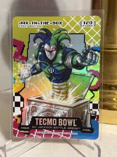 Bo Jackson Battle Arena Tecmo Bowl Jax-In-The-Box 80s Rad Steel RD620