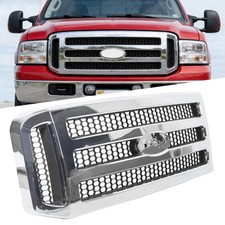 Grille Assembly For Ford F-250 F-350 Super Duty 2005-07 Chrome Shellgray Insert Grille Assembly For Ford F-250 F-350 Super Duty 2005-07 Chrome Shellgray Insert