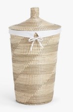 John Lewis Laundry Basket With Lid And Inner Lining