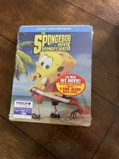 The SpongeBob Movie Sponge Out Of Water Limited STEELBOOK Blu-ray DVD NEW