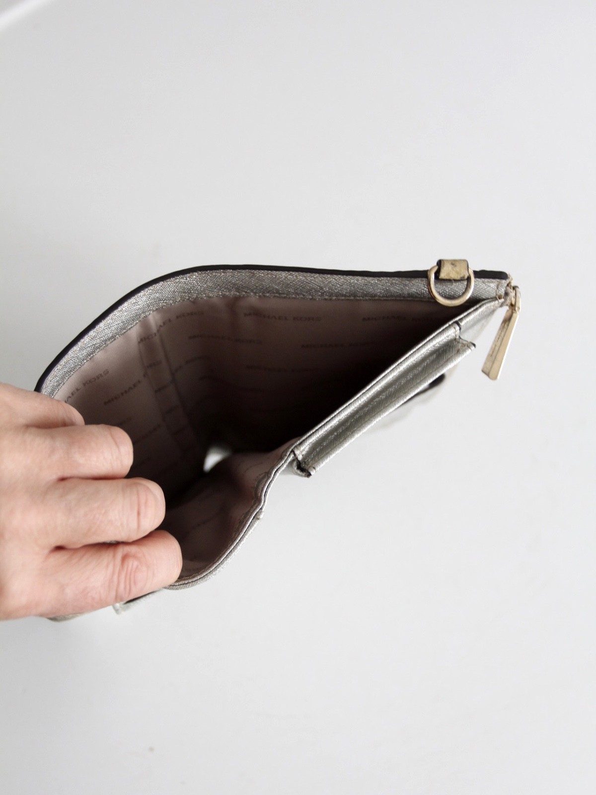 Michael Kors Python Embossed Leather Wallet – Gol… - image 5