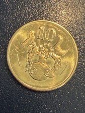 Zypern 10 Cent Münze 2002  Fast UNC