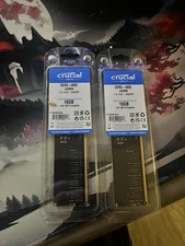 Crucial DDR5-4800 UDIMM 32GB (2x16GB) Desktop Memory RAM Kit