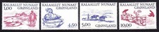 Greenland 380-83 MNH 2001 Arctic Vikings Set of 4 Very Fine