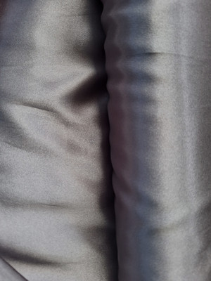  Stretch Satin, Futter, elastisch, Neu, Meterware, Reststück, neu, grau