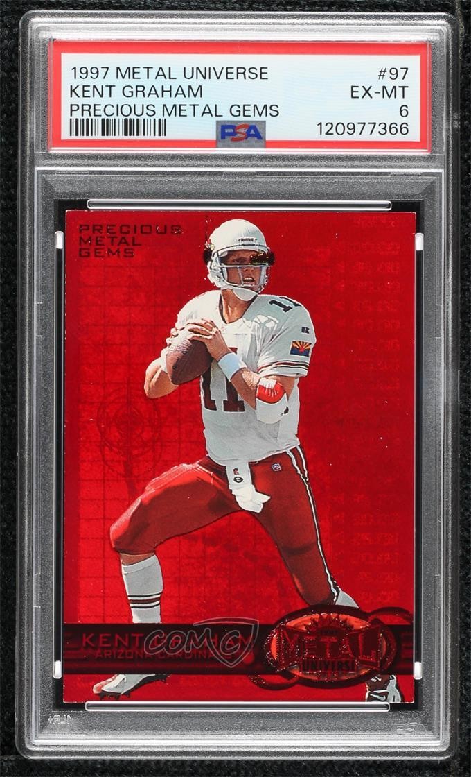 1997 Skybox Metal Universe PMG Red 60/150 Kent Graham #97 PSA 6 6m7