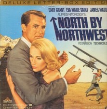 NORTH BY NORTHWEST LASERDISC- LETTER-BOX EDITION- 2 DISCS