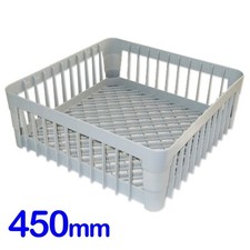 450 X 450 DISH-WASHER GLASS-WASHER OPEN CUP RACK 450MM SQUARE PLASTIC BASKET IME