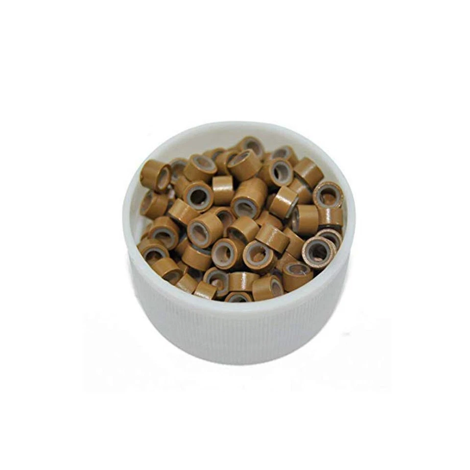 Silicone Micro Beads Micro Ring Link Rings For Weft Hair Extensions 1000pcs - Image 4 of 4