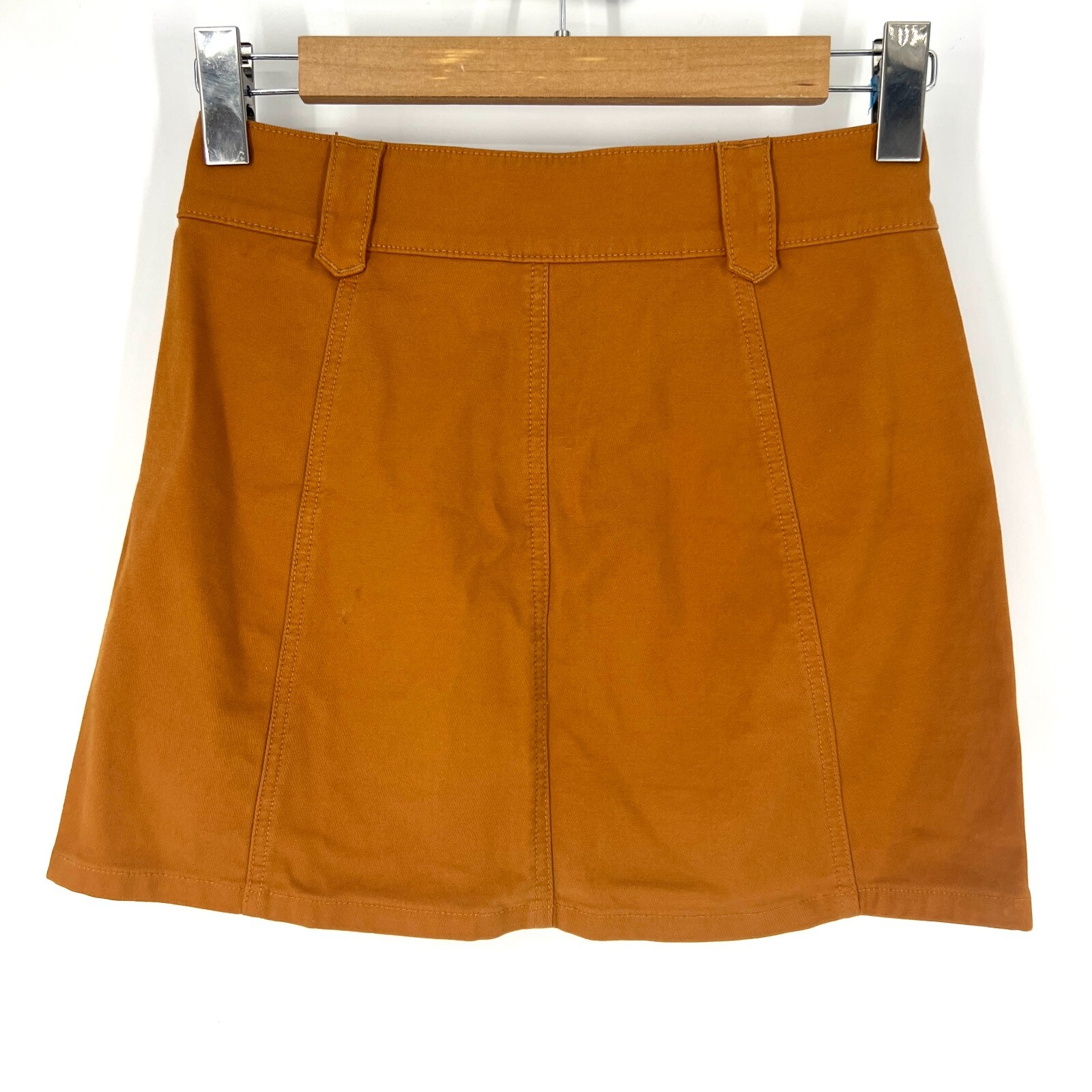 Madewell Patch Pocket Button Front Mini A-Line Sk… - image 7