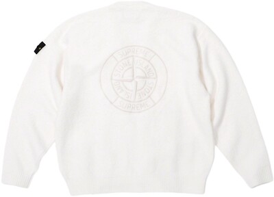 Supreme Stone Island Boucle Cardigan FW23 3colors Black Olive