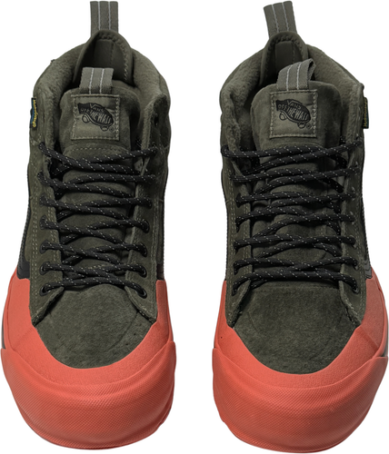 VANS SK8-Hi Dip MTE-2 Boots / Shoes - Mens Size 9.5 Green / Orange - #46476-OFCL - Bild 4 von 5