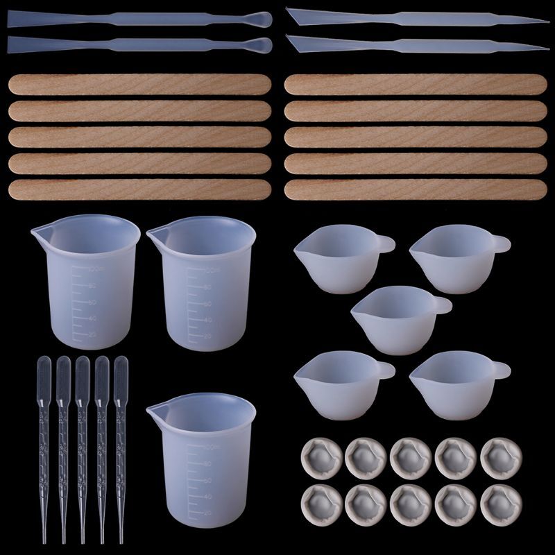 DIY Epoxy Resin Molds High Silicone Made Transparent Simple Molds