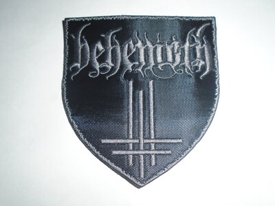 BEHEMOTH BLACK METAL EMBROIDERED PATCH