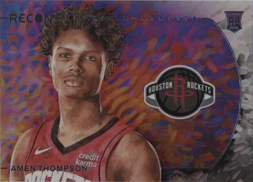 2023-24 PANINI COURT KINGS AMEN THOMPSON RC RARE ROOKIES III