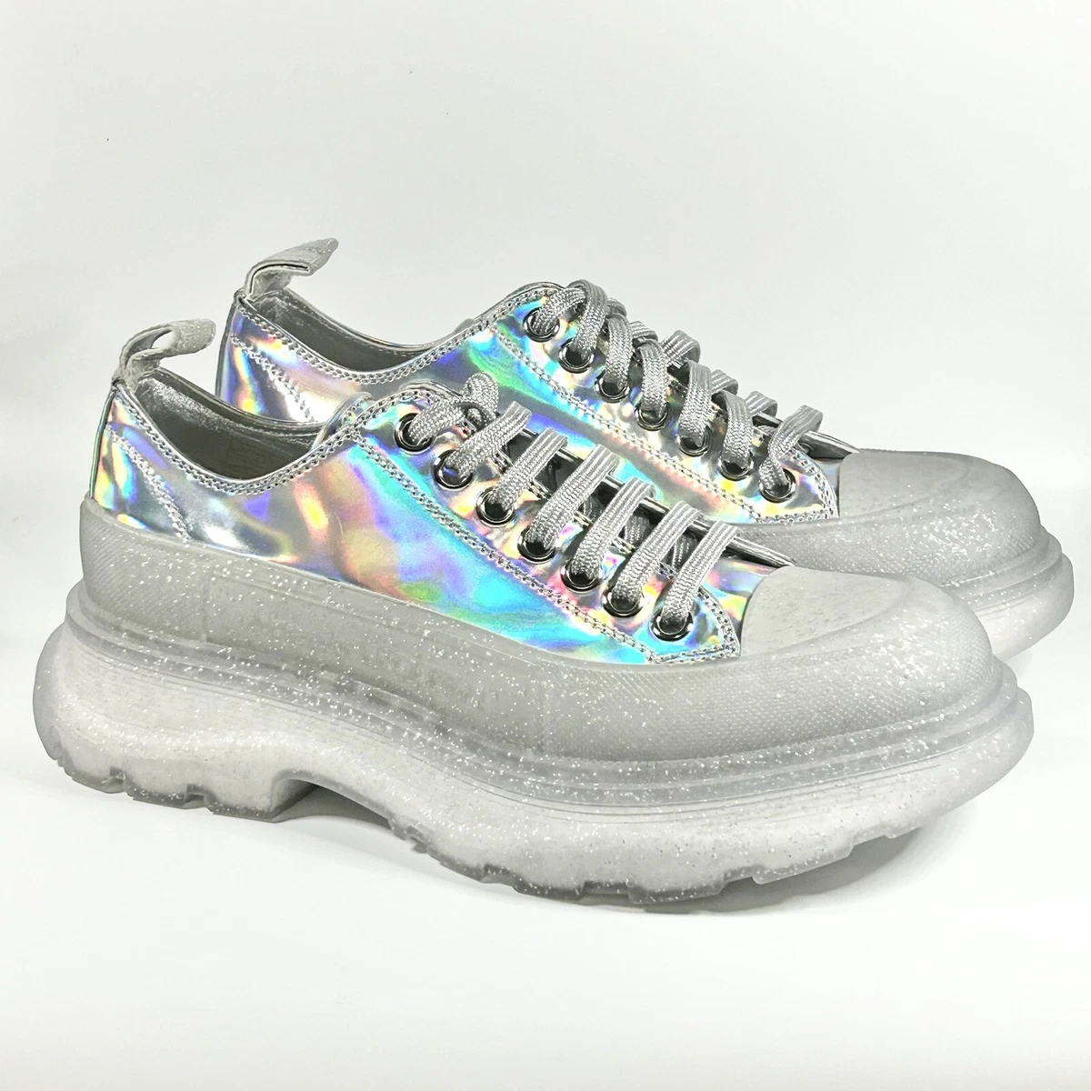 Alexander mcqueen iridescent sneakers cheap