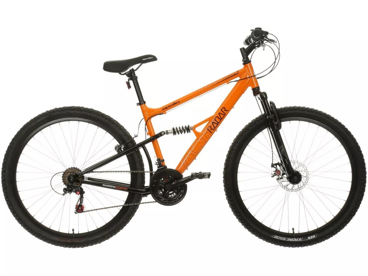 Apollo Radar Mens 18-Speed Medium 17'' Mountain Bike Orange