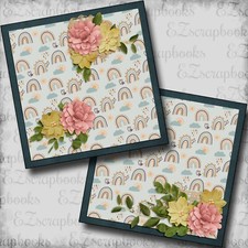 O' Happy Day NPM - 2 Premade Scrapbook Pages - EZ Layout 5637