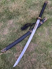 HandMade Dao Broadsword Sword Sharp High Manganese Steel Blade Battle Ready