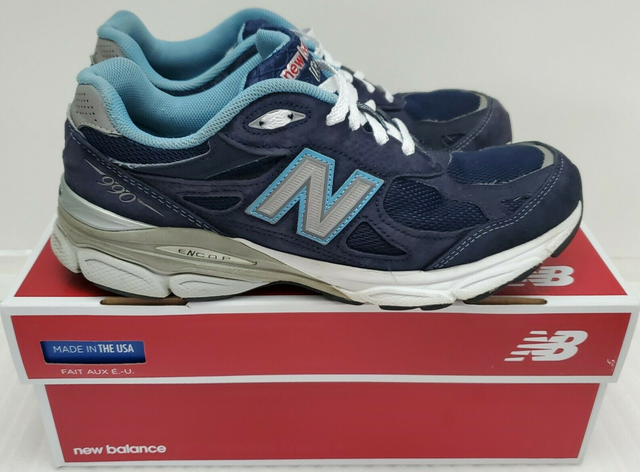 Size 9.5 - New Balance 990v3 Navy for 