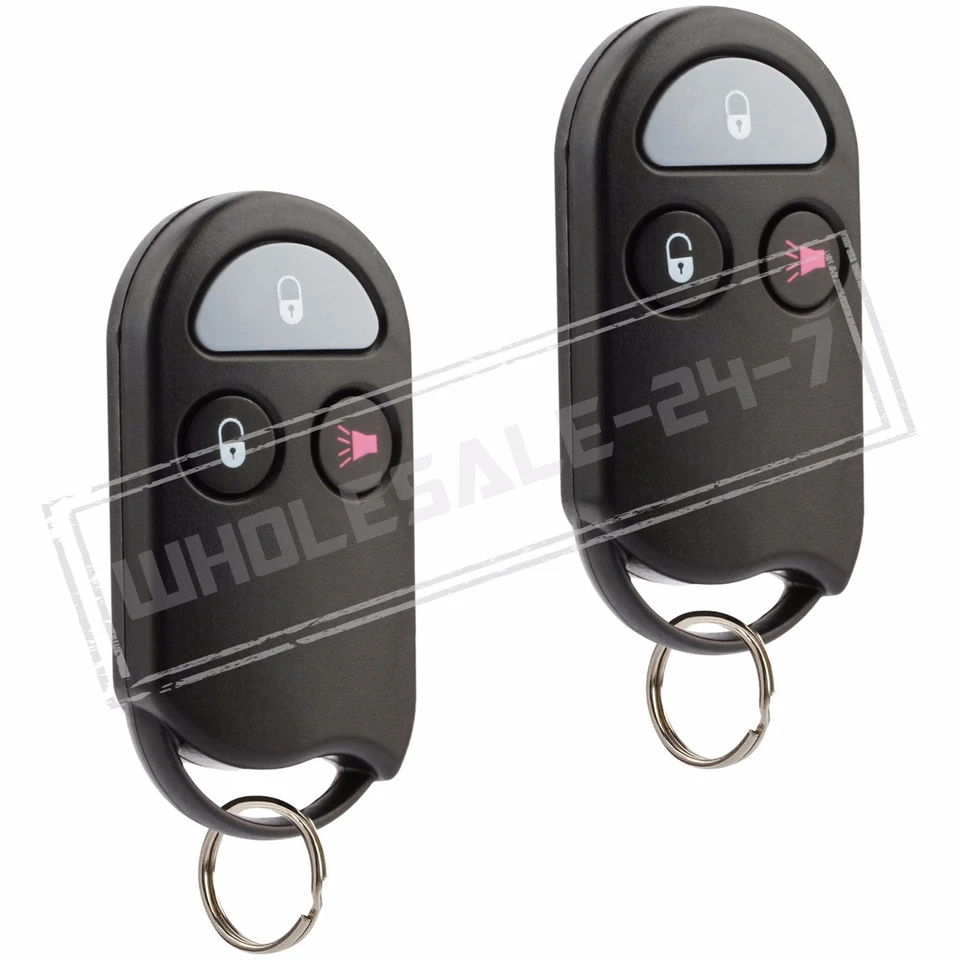 2 Replacement For 1998 1999 2000 Nissan Frontier Car Key Fob Remote Foto 2 de 4