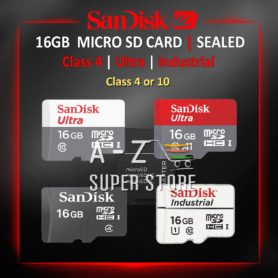 MICRO SD CARD 16GB SanDisk Ultra, Extreme, Pro Fast Memory Original Camera Phone
