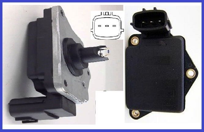 Débitmètre d'air pour Nissan 100 NX Primera P10 Sunny moteurs essence 1.4i à 2.0i
