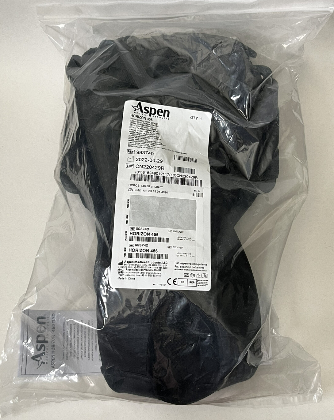 Aspen Horizon 456 TLSO One Size Adjustable Back Brace (993740) for sale online eBay