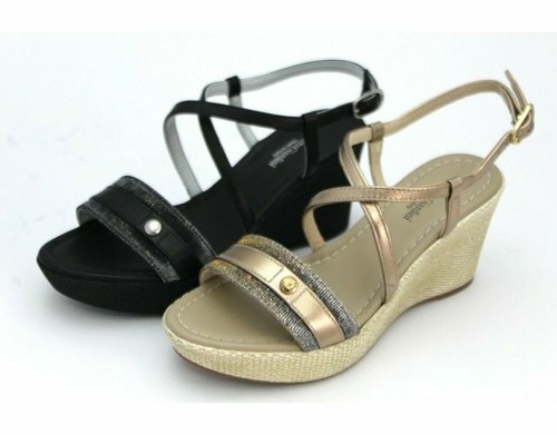 Sandali Nero Giardini donna zeppa E012380D pelle nero e rame nuova  collezione | eBay