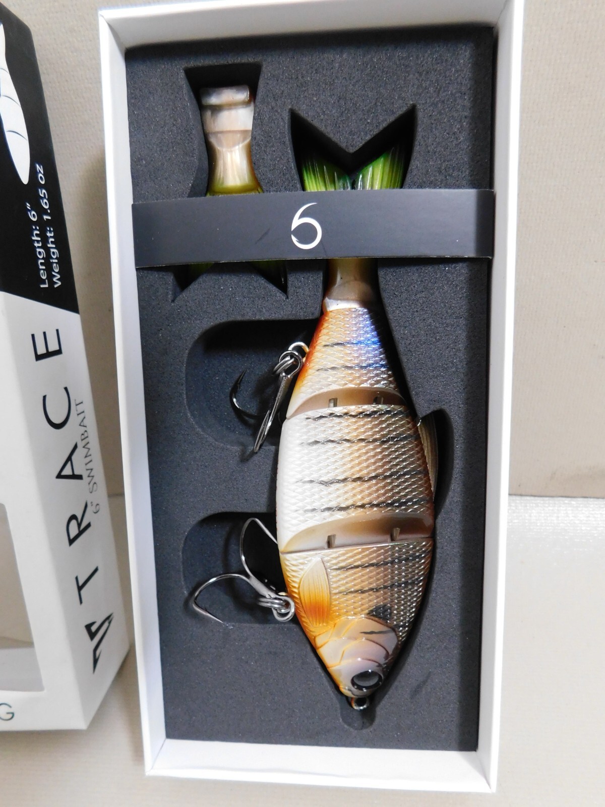 6TH SENSE TRACE 6"   1.65 oz.  SWIMBAIT  SLOW SINKING CAJUN GILL  New In Box - Image 2