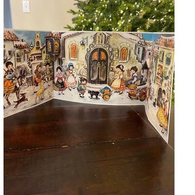 Rs Stuttgart Rohr Advent Calendar Tri Fold 3D W Spain Christmas Town Story